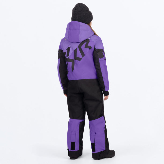 FXR CHILD COLD CROSS CX MONOSUIT 2025 - Amethyst/Black