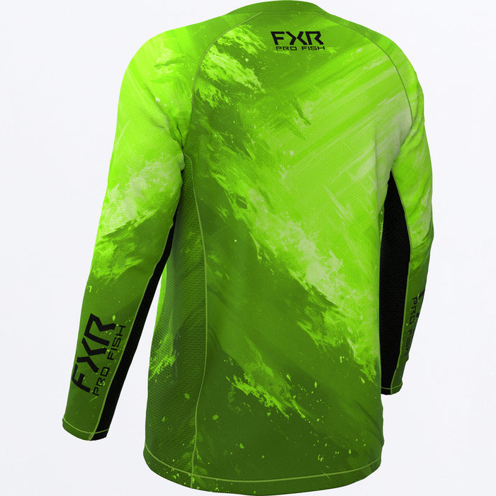 FXR  DERBY SWELL AIR UPF LONGSLEEVE 2025 in Lime/Black