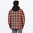 FXR INSULATED HD FLANNEL JACKET in Maroon/Navy