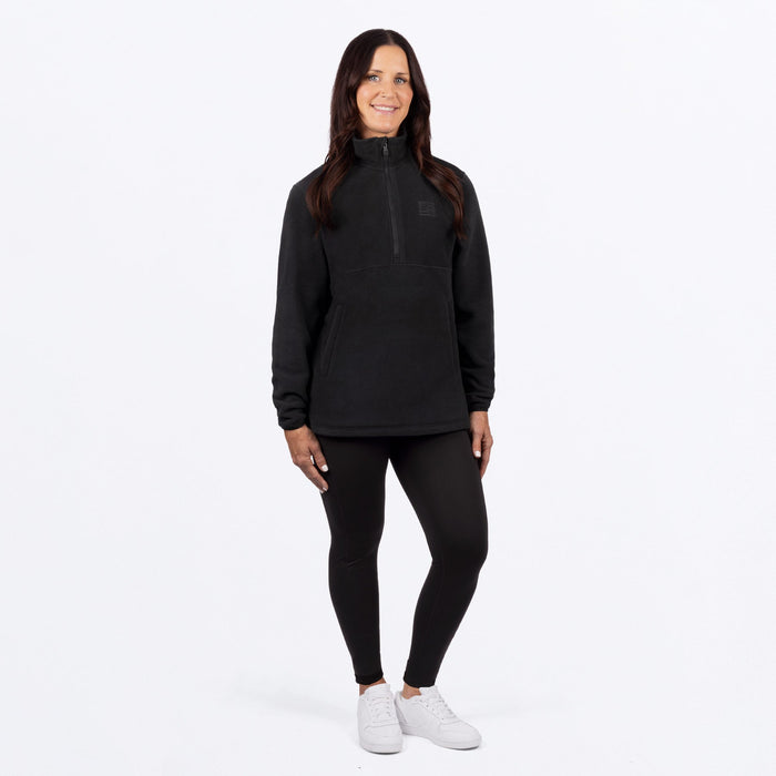FXR ASPEN 1/4 ZIP WOMEN'S FLEECE 2025 - Black