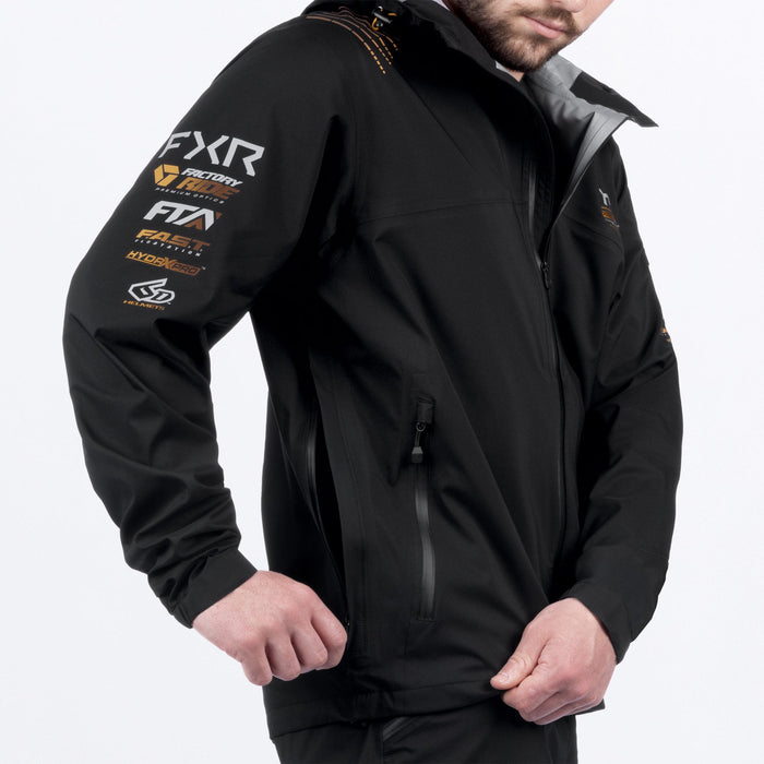 FXR RACE DIVISION TRI-LAMINATE JACKET 2025 - Black/Kash