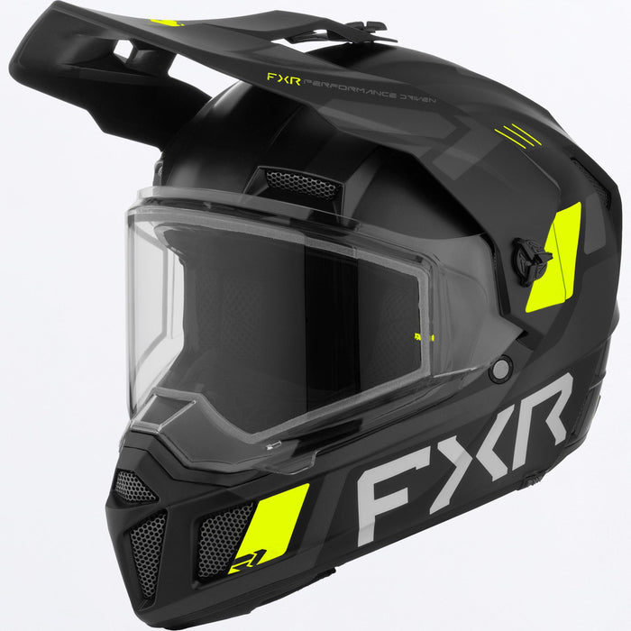FXR YOUTH CLUTCH X HELMET 2025 - Black/HiVis