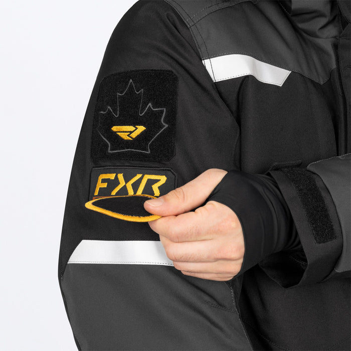 FXR SVALBARD F.A.S.T.™ Insulated Monosuit inBlack/Asphalt/Kash