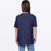 FXR YOUTH VICTORY PREMIUM T-SHIRT in Navy/Dusty Rose