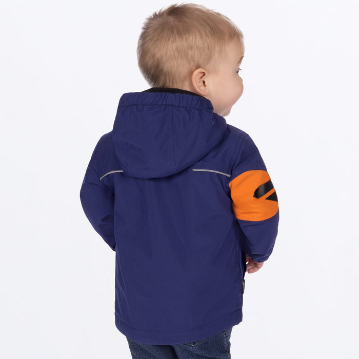FXR TODDLER ASCEND REVERSIBLE JACKET in Deep Cobalt/Jaffa Orange
