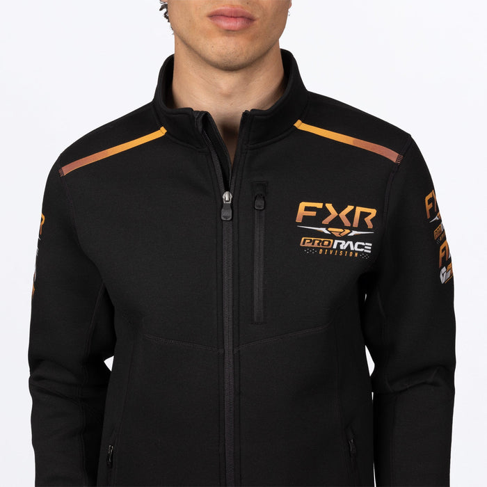 FXR RACE DIVISION TECH ZIP-UP in Black/Kash