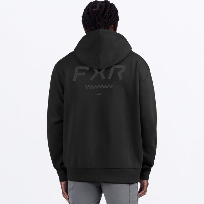 FXR STACK COTTON MEN'S LIFESTYLE ZIP-UP HOODIE 2025 - Black Ops