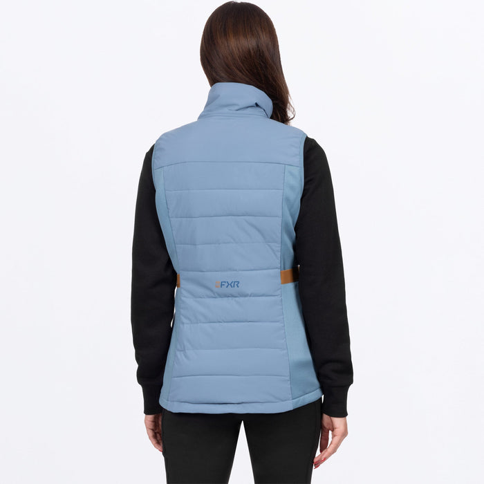 FXR WOMEN'S PHOENIX WINDPROOF QUILTED VEST in Steel/Copper