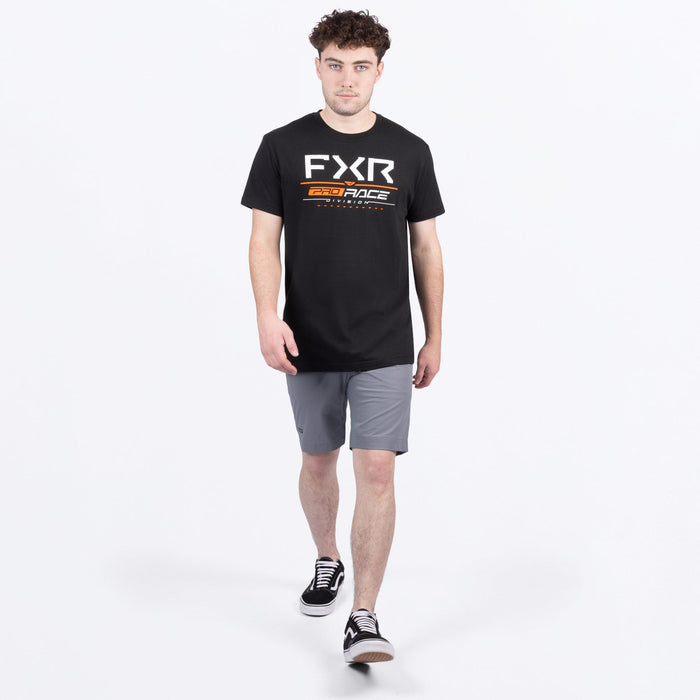FXR RACE DIVISION PREMIUM T-SHIRT 2025 - Black/Orange