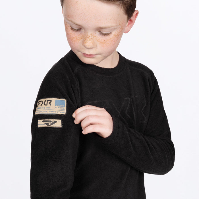 FXR YOUTH PYRO THERMAL SET in Black