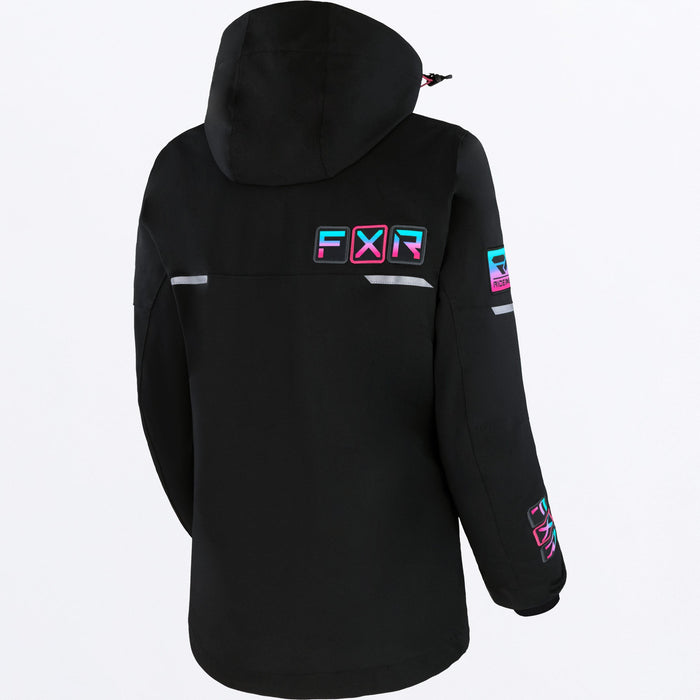 FXR Maverick 2-in-1 Women’s Jacket in Black/Sky-E Pink Fade