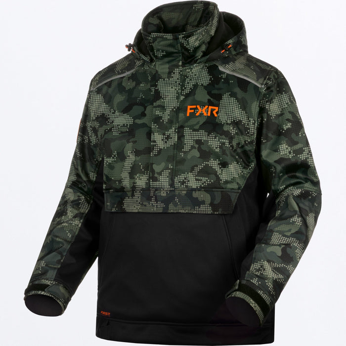 FXR EVOLUTION F.A.S.T.™ TECH SHELL ANORAK 2025 - Olive Drift Camo