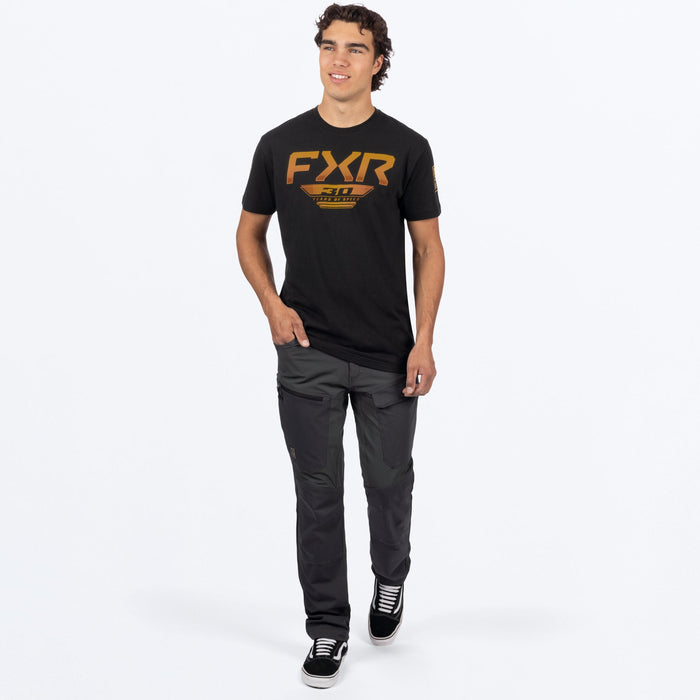 FXR 30 YEARS OF SPEED PREMIUM T-SHIRT 2025 - Black/Kash