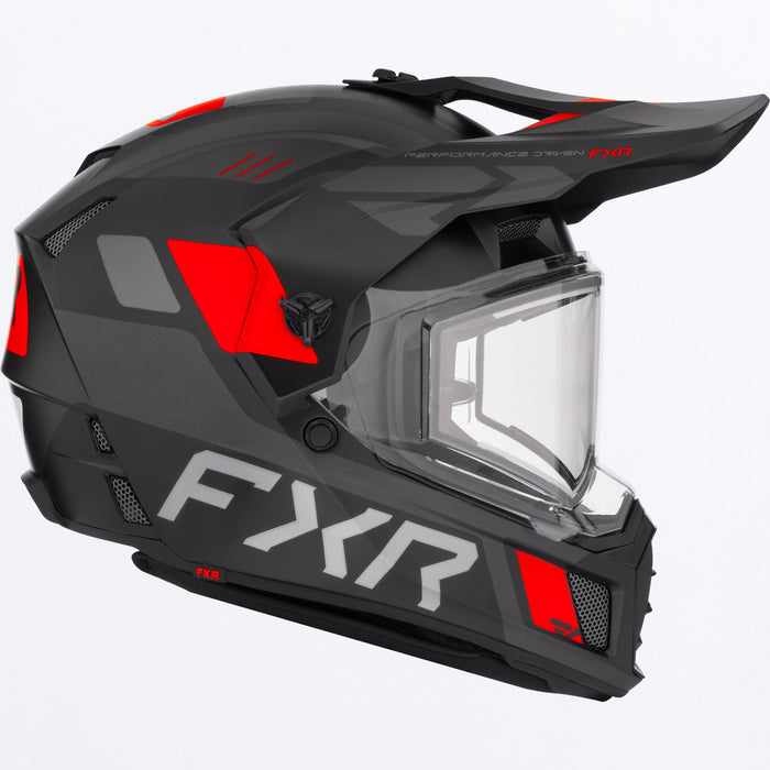 FXR CLUTCH X HELMET 2025 - Black/Red