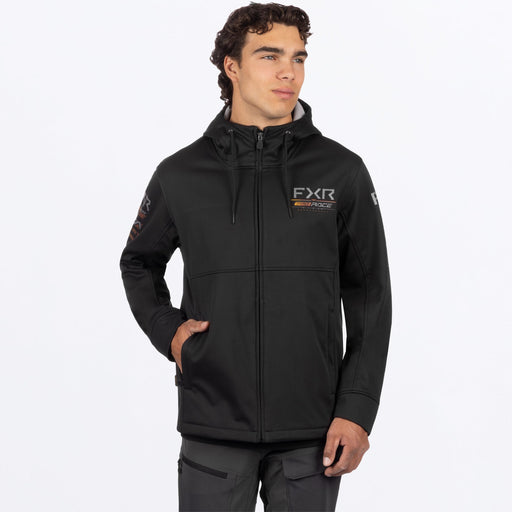 FXR RACE DIVISION SOFTSHELL JACKET 2025 - Black/Kash