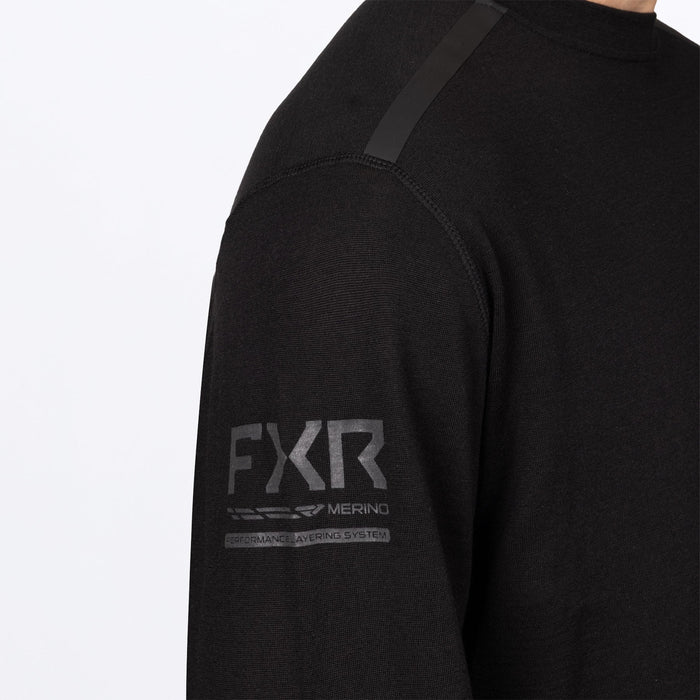 FXR TENACIOUS MERin O LONGSLEEVE in Black