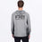 FXR DERBY AIR UPF PULLOVER HOODIE 2025 in Grey/Asphalt