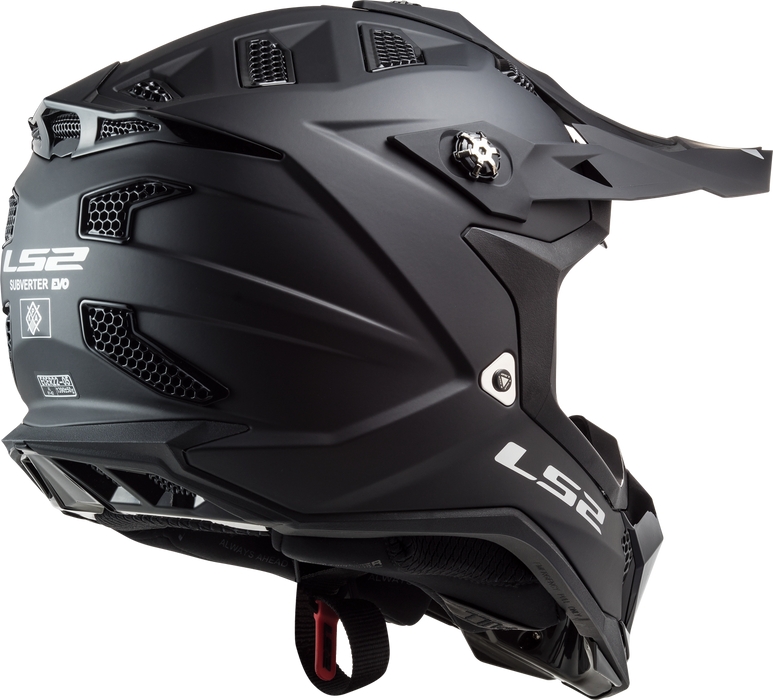 LS2 SUBVERTER EVO SOLID HELMET 2026 in Blackout