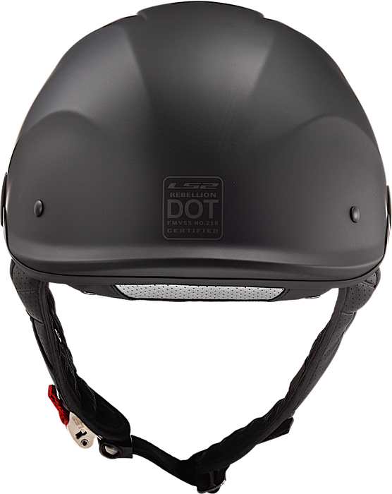 LS2 REBELLION SOLID HELMET 2026 in Matte Black