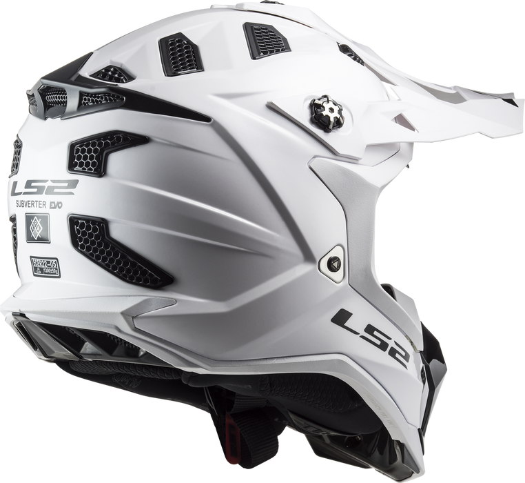 LS2 SUBVERTER EVO SOLID HELMET 2026 in White