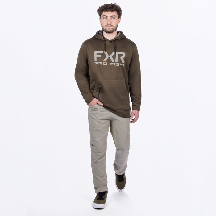 FXR PRO FISH TECH PULLOVER HOODIE 2025 - Bronze/Stone