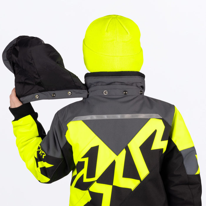 FXR CHILD COLD CROSS CX MONOSUIT 2025 - Black/HiVis