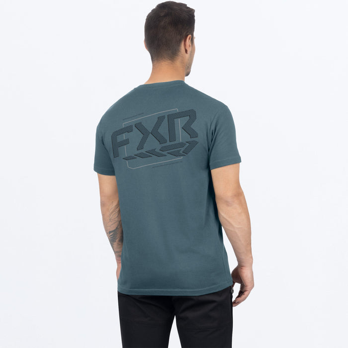 FXR ASCEND PREMIUM T-SHIRT 2025 - Steel