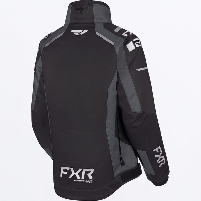FXR Women's Adrenaline FX 2-In-1 Jacket in Black/Asphalt/White