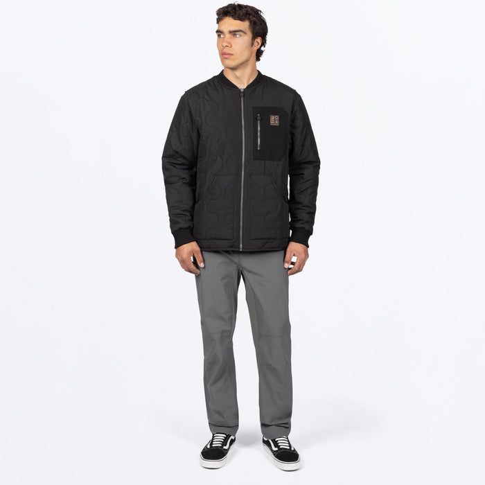 FXR RIG QUILTED JACKET in Black