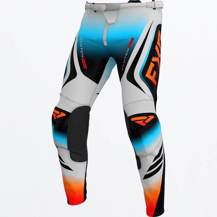 FXR CLUTCH PRO PANTS 2025 in Grey/Sky/Orange