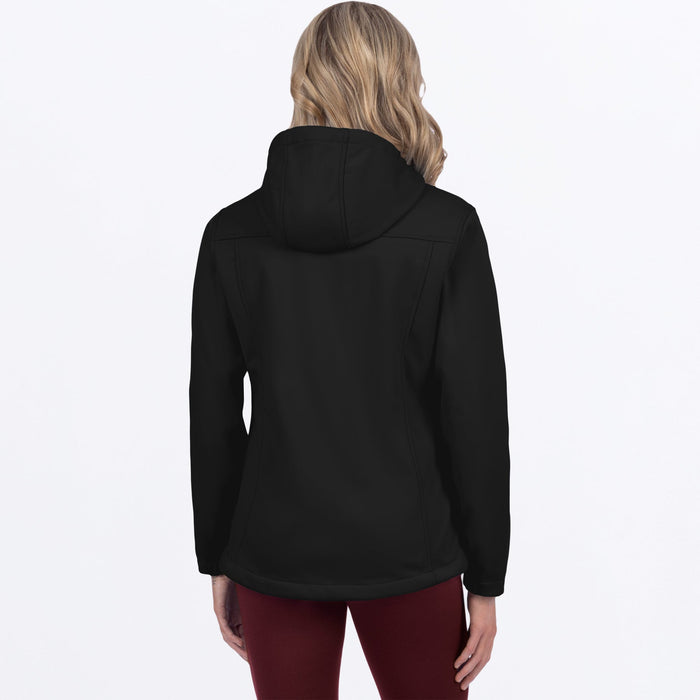 FXR HYDROGEN SOFTSHELL WOMEN'S JACKET 2025 - Black/Rose