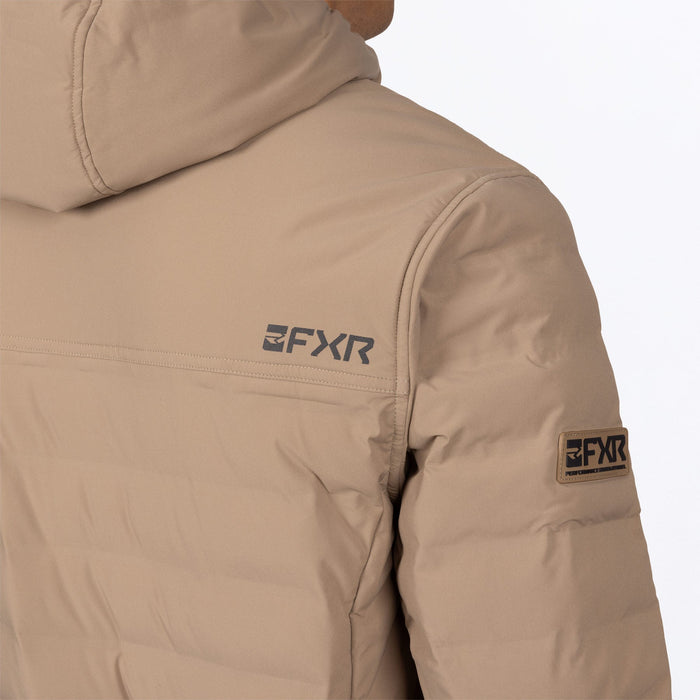 FXR PODIUM WINDPROOF QUILTED JACKET in Canvas/Black