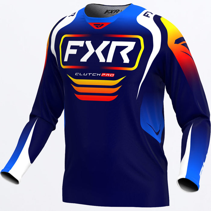 FXR CLUTCH PRO JERSEY 2025 in Navy/Inferno
