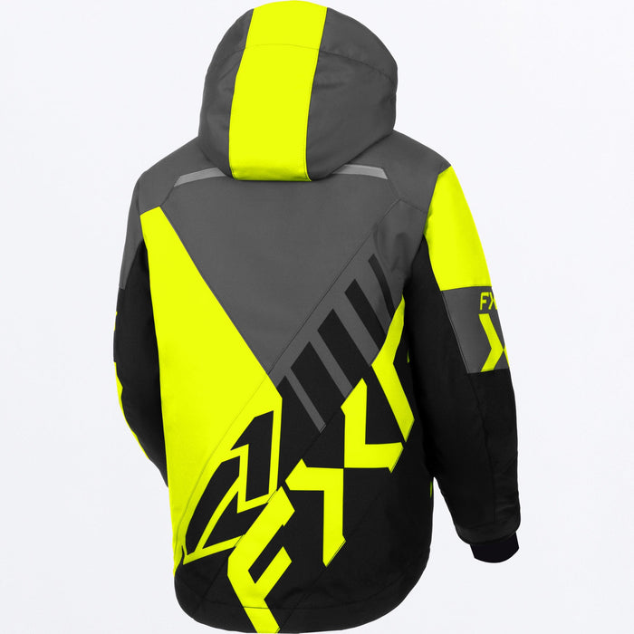 FXR YOUTH COLD CROSS CX JACKET 2025 - HiVis/Black/Charcoal
