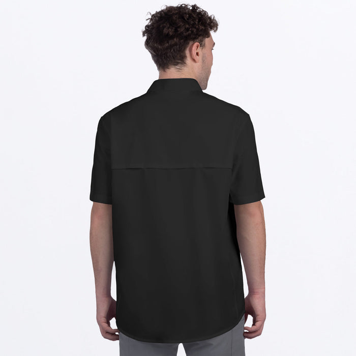 FXR BREEZE UPF SHORT SLEEVE SHIRT 2025 in Black