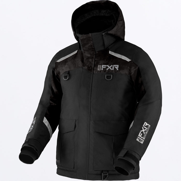 FXR CHILD EXCURSION ICE PRO JACKET 2025 - Black/Black Camo