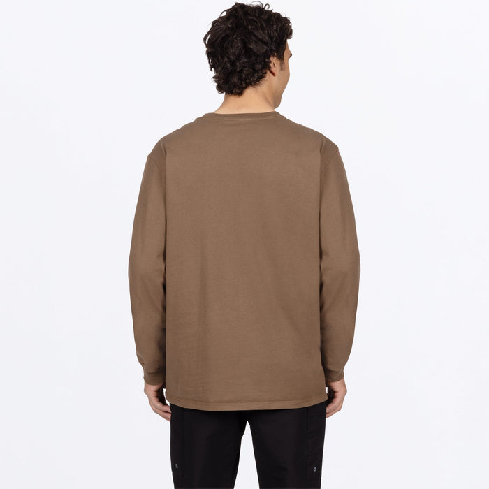 FXR MITERED PREMIUM LONGSLEEVE in Teak/Black