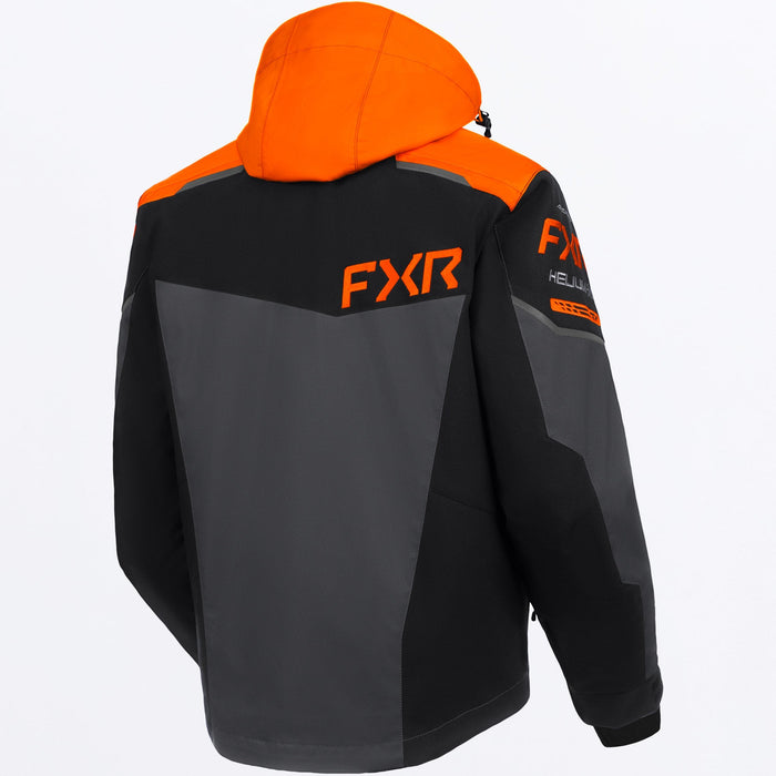 FXR Helium X 2-in-1 Jacket in Asphalt/Black/Orange