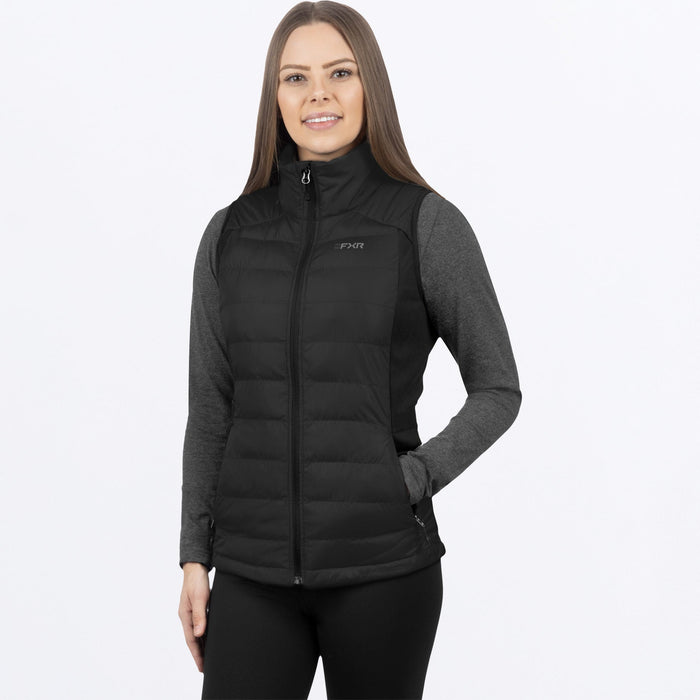 FXR WOMEN'S PHOENIX WINDPROOF QUILTED VEST in Black