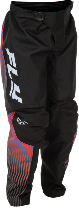 FLY RACING KINETIC F-16 YOUTH PANTS 2026 in Black/Red/Purple