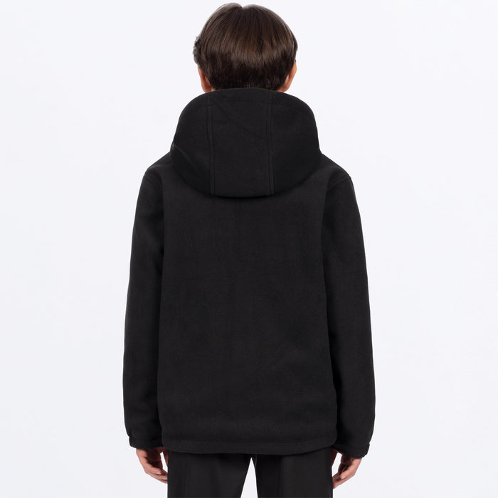 FXR YOUTH ASCEND REVERSIBLE JACKET in Deep Cobalt/Jaffa Orange