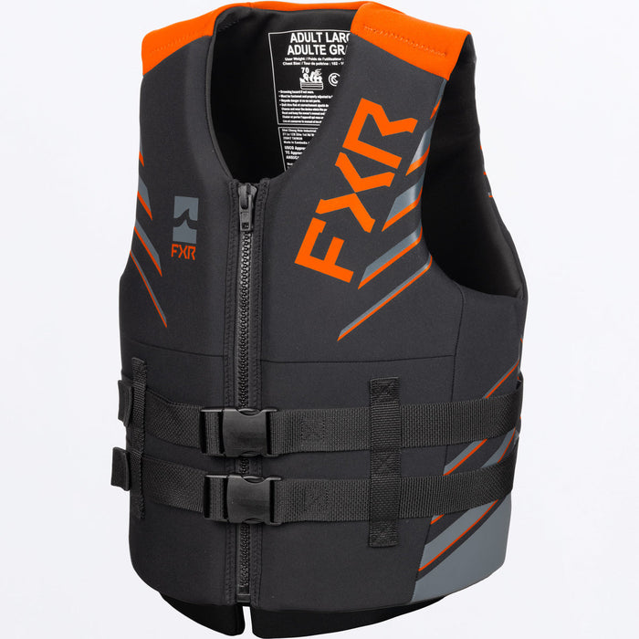 FXR PODIUM LIFE JACKET 2025 in Black/Orange