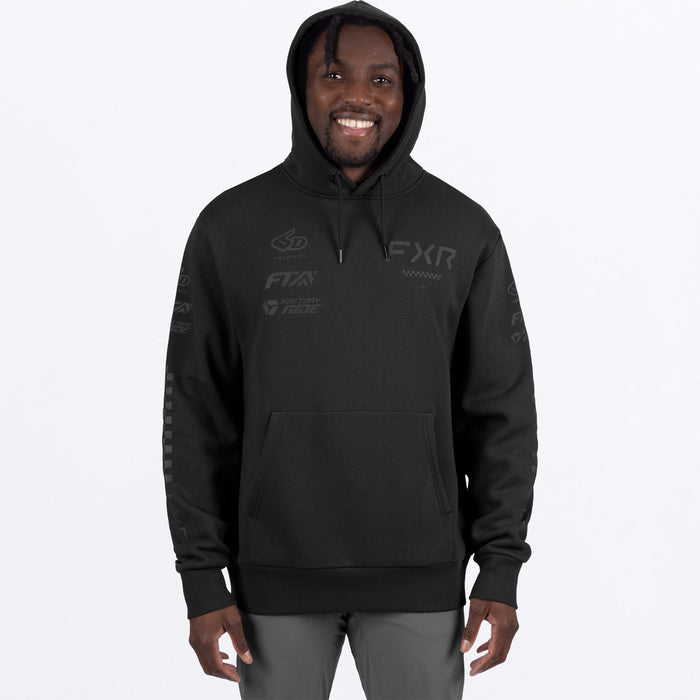 FXR STACK COTTON PULLOVER HOODIE 2025 - Black Ops