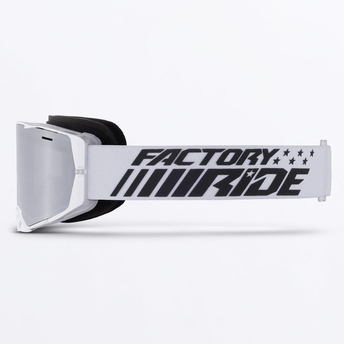 FXR Factory Ride Snow Goggle inWhite