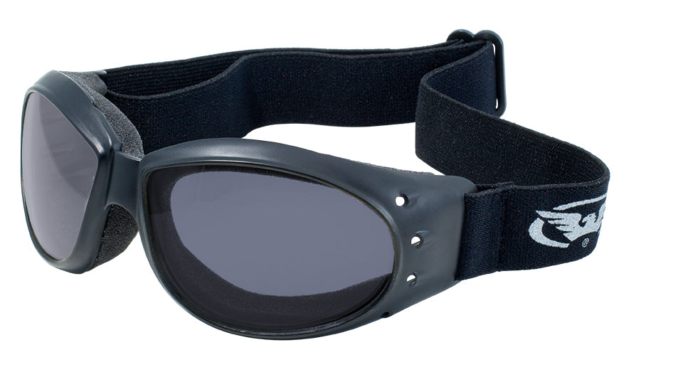 GLOBAL VISION ELIMINATOR SUNGLASSES in Black - Smoke Lens