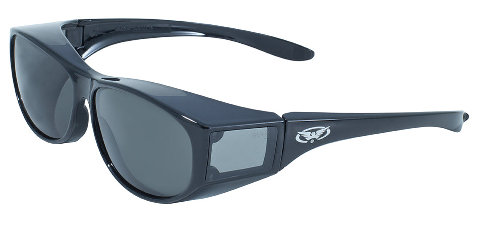 GLOBAL VISION ESCORT SUNGLASSES in Black - Smoke Lens