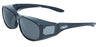 GLOBAL VISION ESCORT SUNGLASSES in Black - Smoke Lens