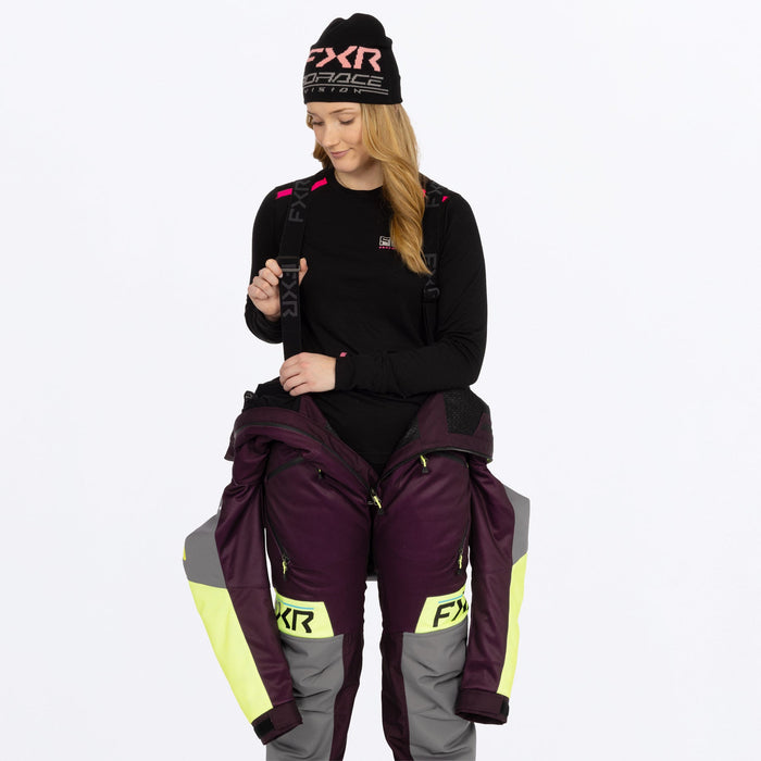 FXR Women's Revo F.A.S.T.™ Monosuit in Plum/TI/Muted Vis