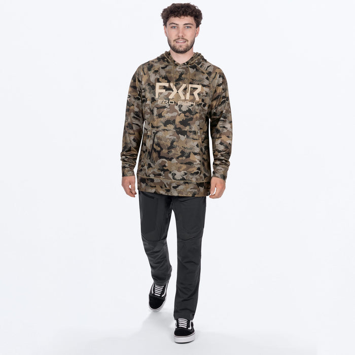 FXR NAVIGATOR UPF PULLOVER HOODIE 2025 - Bronze Drift Camo