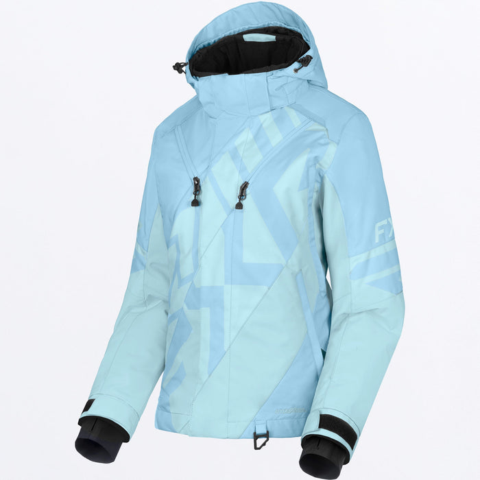 FXR Women's Cold Corss CX Jacket in Dk Maui/Maui Blue